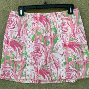 Lilly Pulitizer flamingo skort